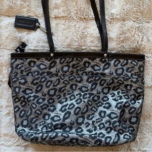 Coach Ocelot Print Tote.